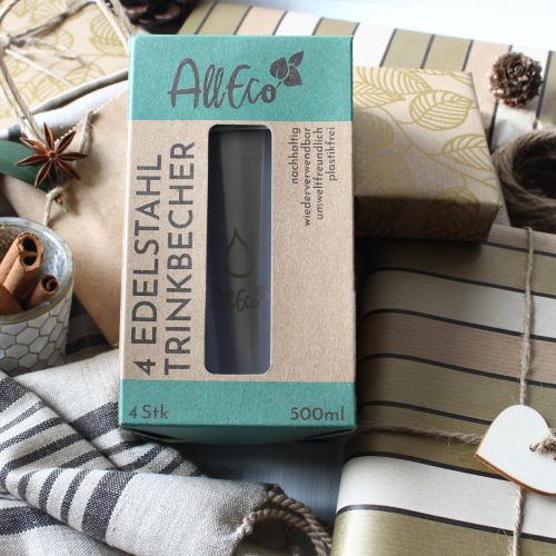edelstahlbecher doppelwandig edelstahl trinkbecher becher plastikfrei camping wandern nachhaltig wiedervewendbar plastikfrei