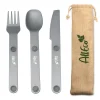 AllEco Aluminium Camping-Besteck magnetisch